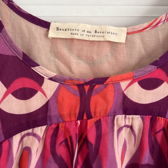 daughters of the revolution. short retro dress. size 1/small. - Picture 2 of 5